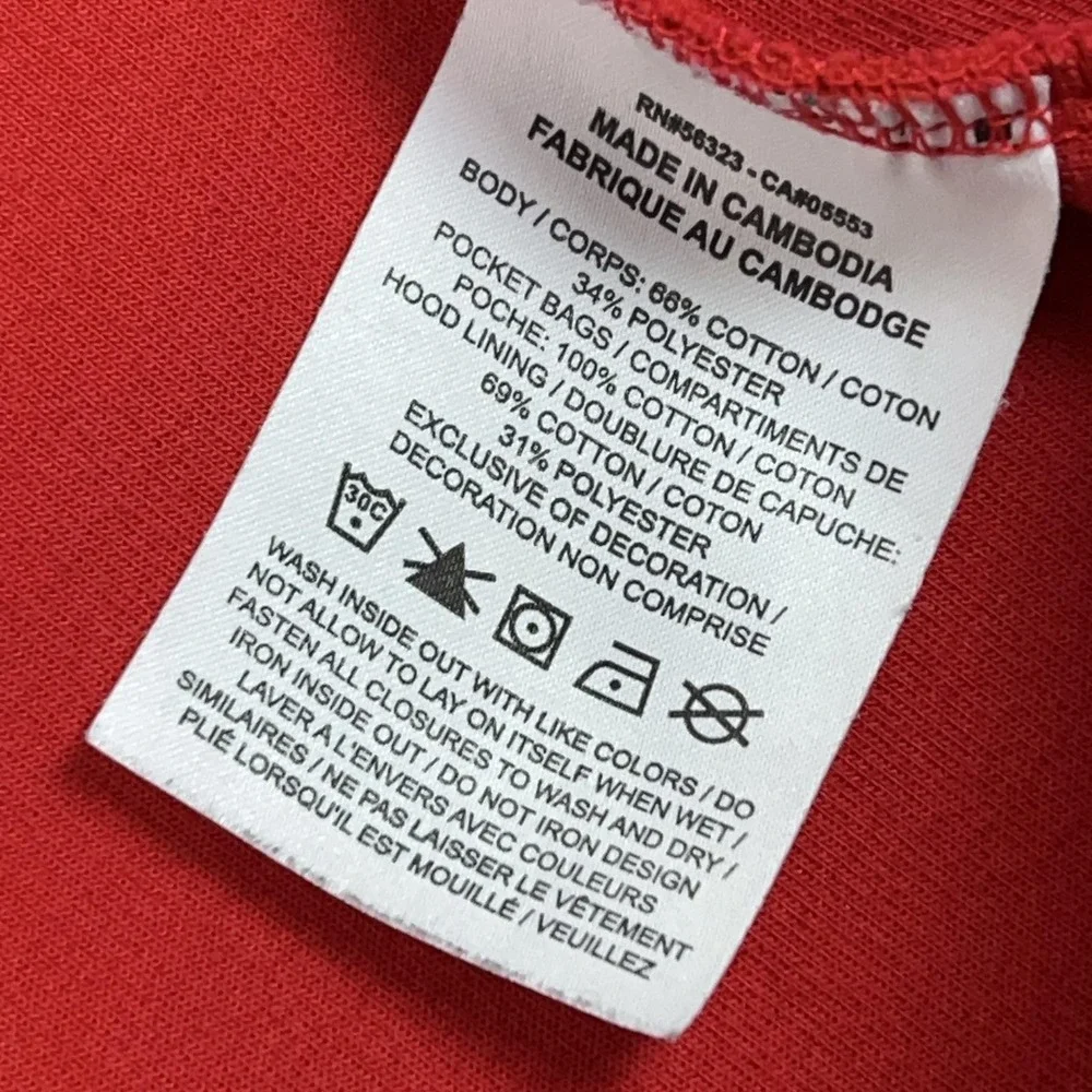 Nike Jacket Mens Medium Red Hooded Full Zip Tech Fleece Hoodie Running Gym Logo